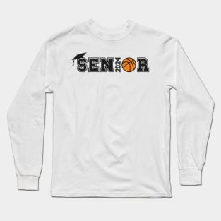 Senior 2024 Basketball Long Sleeve T-Shirt